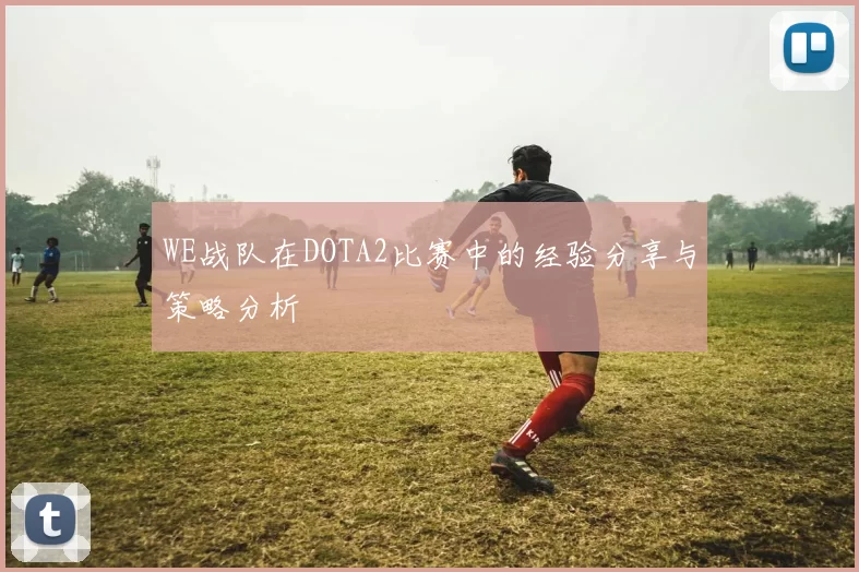 WE战队在DOTA2比赛中的经验分享与策略分析